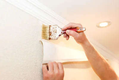 Pose de papier peint à Chirac-Bellevue — revêtements muraux et toiles de verre